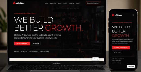 Conversion-focused business website